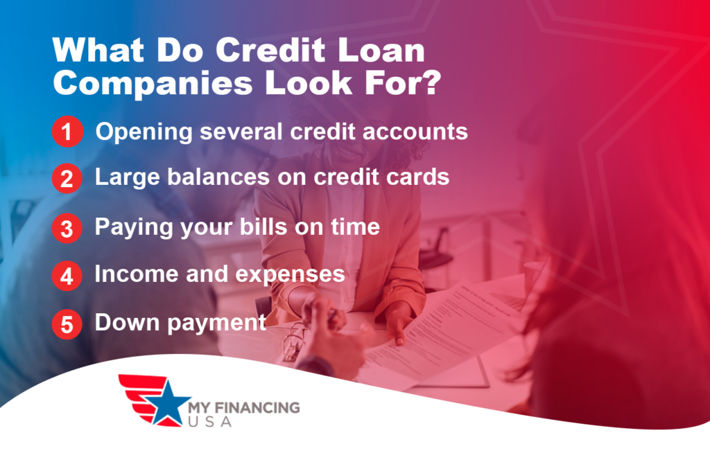 What Do Credit Loan Companies Look For?