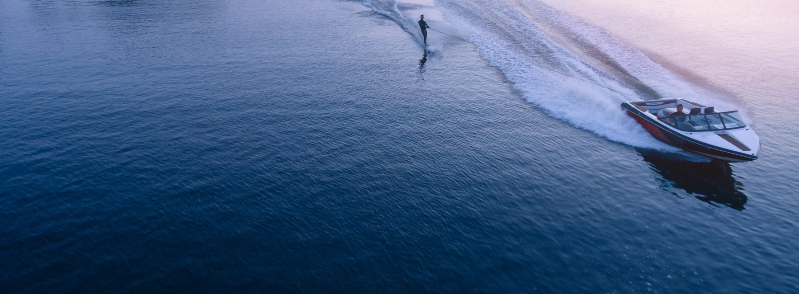 wakeboarding in the ocean