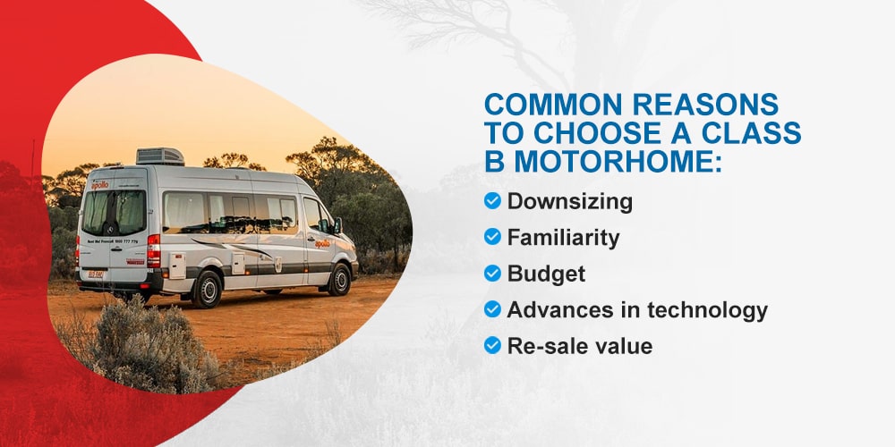 Common Reasons to Choose a Class B Motorhome
