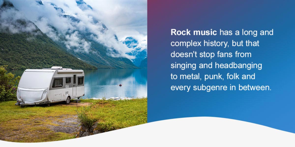Rock music has a long and complex history, but that doesn't stop fans from singing and headbanging to metal, punk, folk and every subgenre in between.