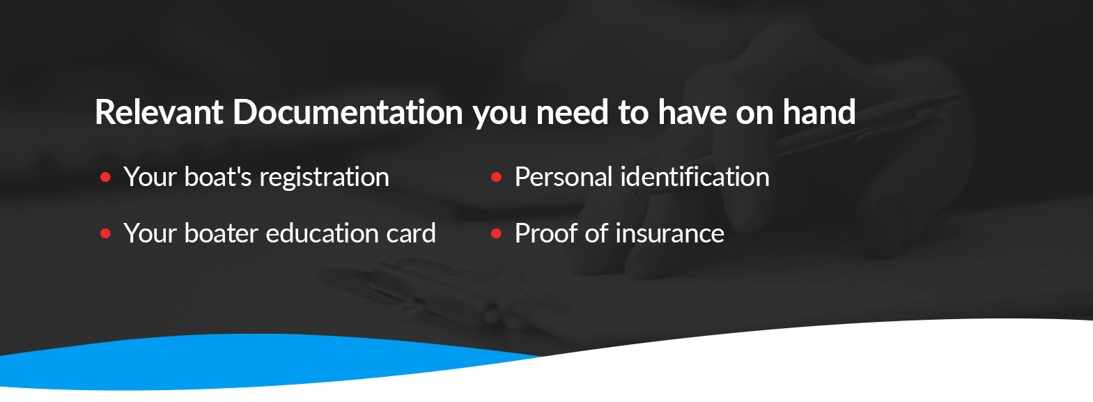 Relevant Documentation you need to have on hand